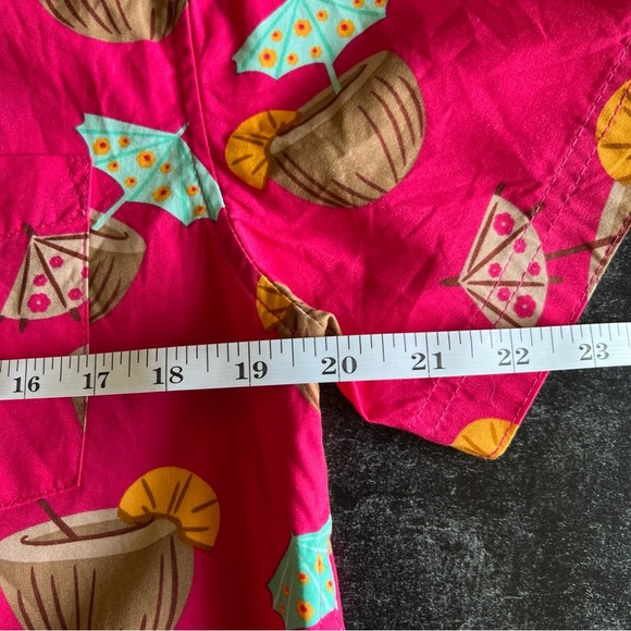 Huntington Beach Club Men’s Coconut Cocktail Drink Button Up Size S - Picture 10 of 11